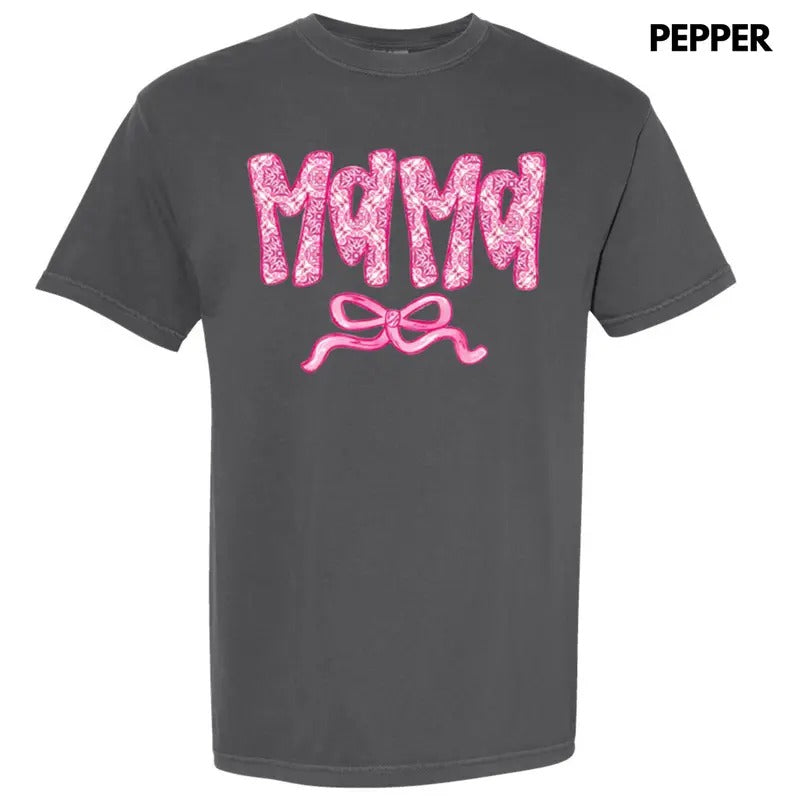 Mama Patterned Coquette Comfort Colors T-Shirt Hoodie, Sweatshirt | RetroVerseTees.com