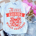 Mama Raising World Changers DTF Transfers - THIS IS NOT A SHIRT Hoodie, Sweatshirt | RetroVerseTees.com