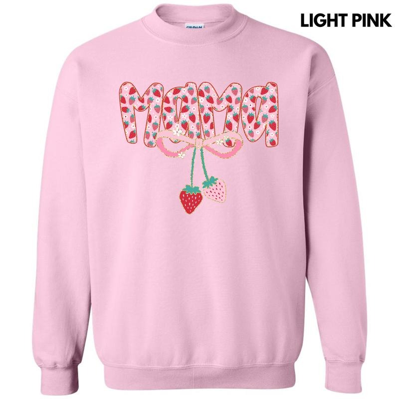 Mama Strawberry Coquette Sweatshirt 'NLB' T-Shirts, Hoodie | RetroVerseTees.com
