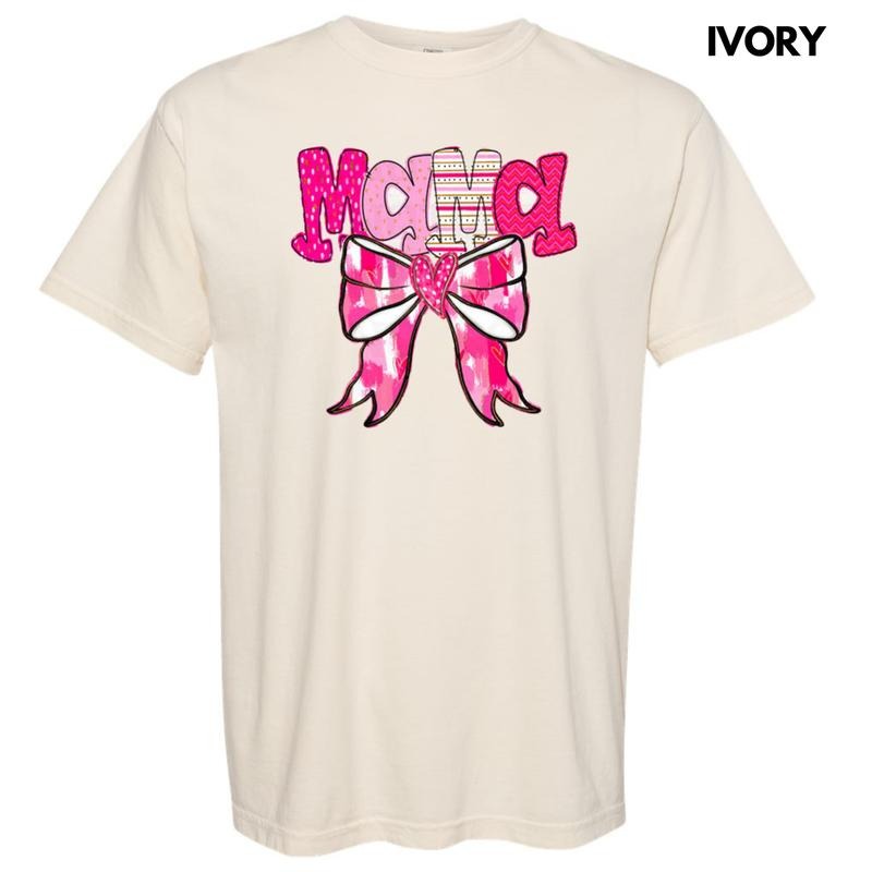 Mama Valentine Coquette Comfort Colors T-Shirt Hoodie, Sweatshirt | RetroVerseTees.com