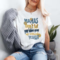Mamas Dont Let Your Babies Grow Up Without Yeshua TNF'WB shield Day Tee Pure Cotton Fabric Casual Streetstyle Crew Neck...