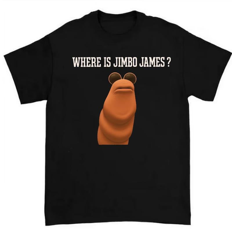 Marcus The Worm Where Is Jimbo James Shirt Funny Meme Design for Casual Wear Hoodie, Sweatshirt | RetroVerseTees.com