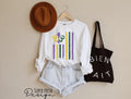 Mardi Gras Flag Sweatshirt, Fleur De Lis Sweater, Mardi Gras Shirt, New Orleans Shirt, NOLA Crewneck Hoodie