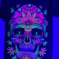 MariaJuana skull  T-shirt Black Cotton Hoodie, Sweatshirt | RetroVerseTees.com