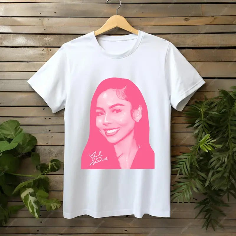 Mariah TS Pink Graphic Shirt, Mariah White T-Shirt Cotton Fabric Hoodie, Sweatshirt | RetroVerseTees.com