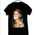 Mariahh Scientist Big Face Peace kitty bubble Shirt Hoodie, Sweatshirt | RetroVerseTees.com