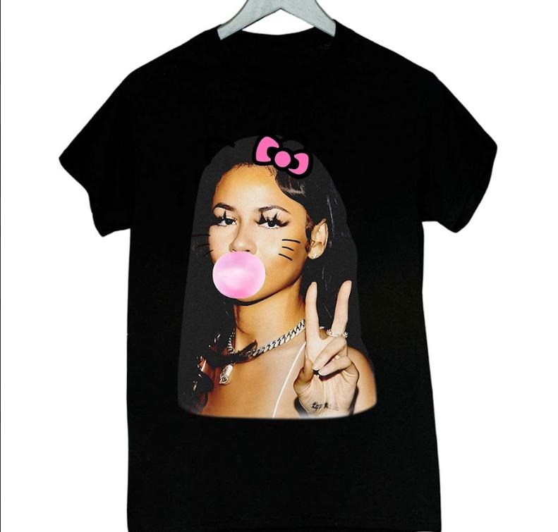 Mariahh Scientist Big Face Peace kitty bubble Shirt Hoodie, Sweatshirt | RetroVerseTees.com