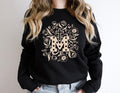 Marian Catholic Sweatshirt, Assumption of Mary Hoodie, Floral Religious Sweatshirt, Catholic Gift Hoodie For Woman, M &...
