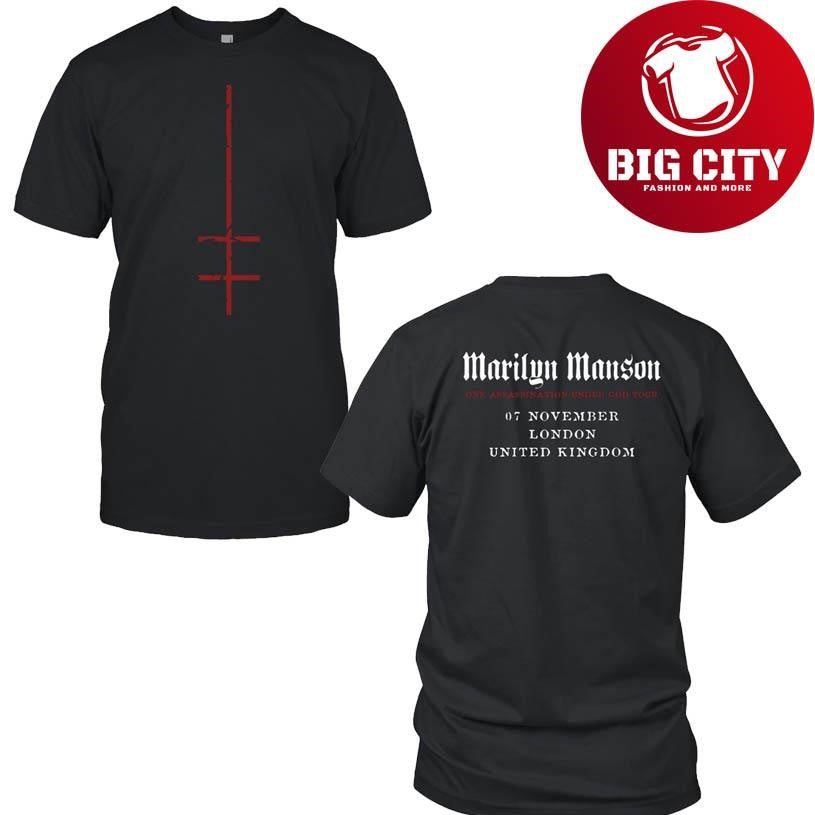 Marilyn Manson November 7, 2025 OVO Arena Wembley, London, UK Two Sided Shirt