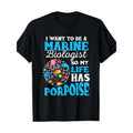 Marine Biology Shirt Future Marine Biology Gift says T-shirt -100% cotton Made in USA Hoodie, Sweatshirt | RetroVerseTees.com