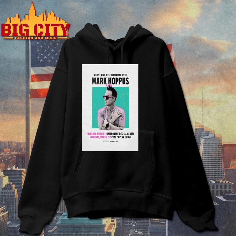 Mark Hoppus March 19 2026 Melbourne Recital Hall March 21 2026 Sydney Opera House Concert Hall Poster shirt