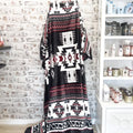 Maroon Magic Aztec Oversized Blanket T-Shirts, Hoodie, Sweatshirt | RetroVerseTees.com
