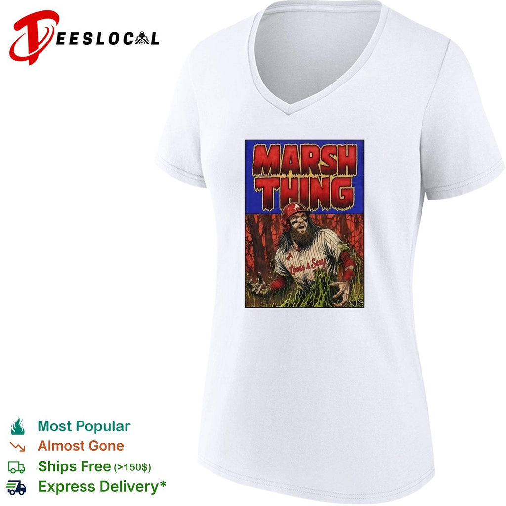 Marsh Thing Loose and Sexy Baseball shirt
