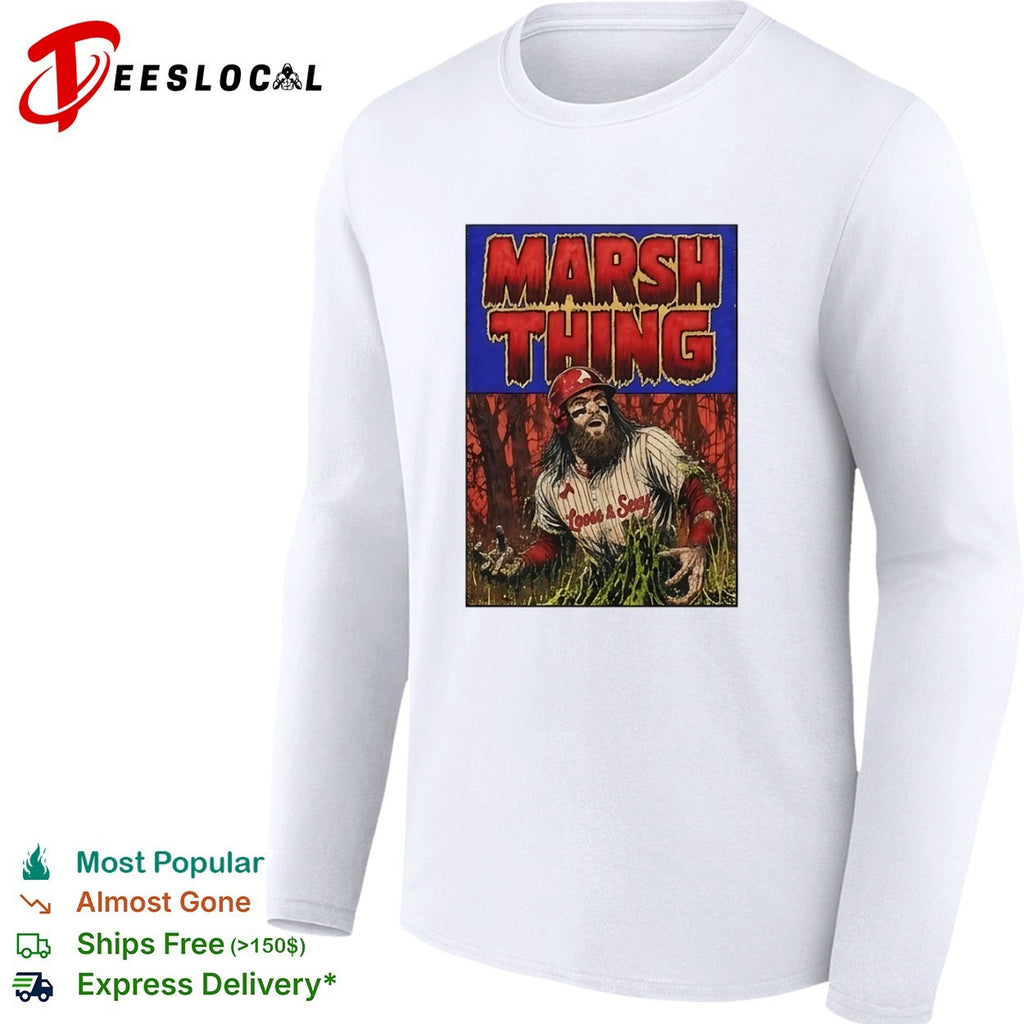 Marsh Thing Loose and Sexy Baseball shirt