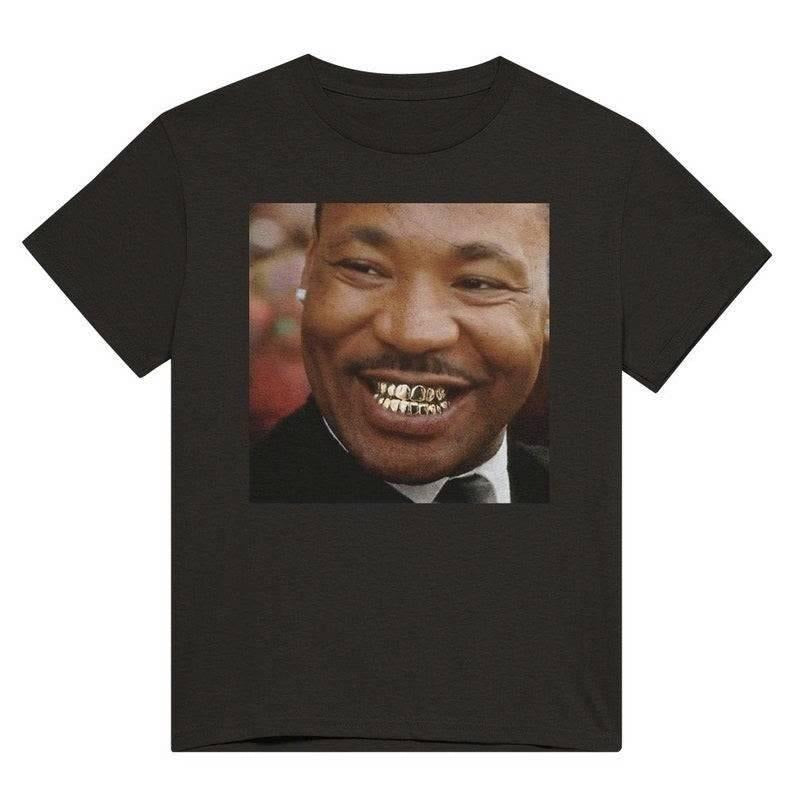 Martin TNF King Gold Grillz Meme Heavyweight Cotton Unisex Casual T-Shirt Hoodie, Sweatshirt | RetroVerseTees.com