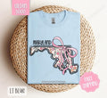 Maryland Gildan T-shirt, Cute Maryland State Shirt, Maryland Floral Bow Tee Hoodie, Sweatshirt | RetroVerseTees.com
