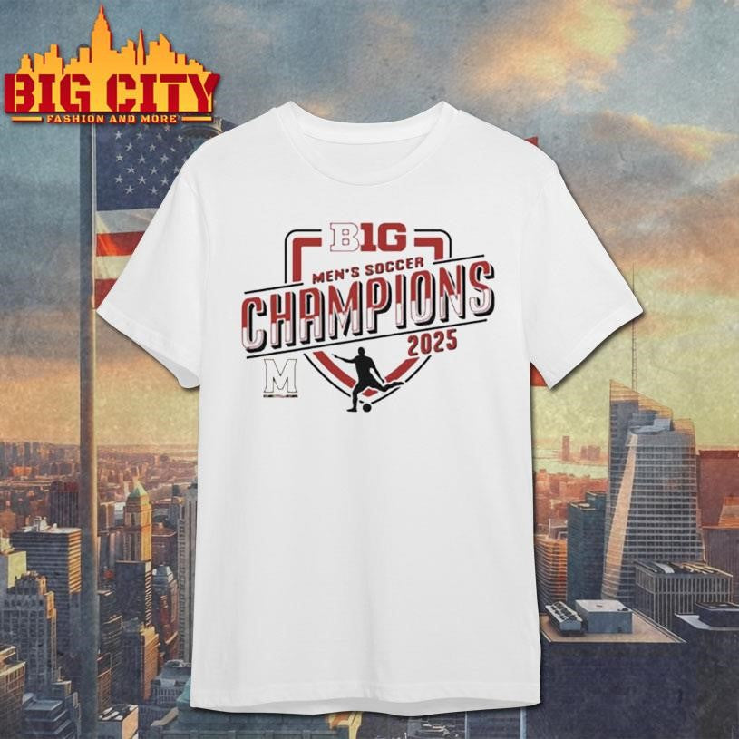 Maryland Terrapins 2025 Big Ten Men’s Soccer Regular Season Champions shirt