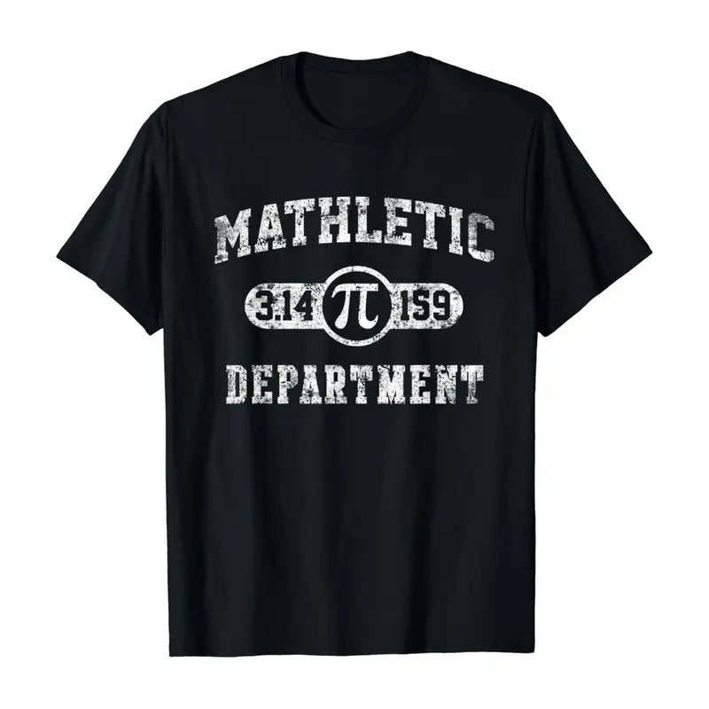 Mathletic Department 3.14159 Pi Day Math Teacher Vintage T-Shirt Hoodie, Sweatshirt | RetroVerseTees.com