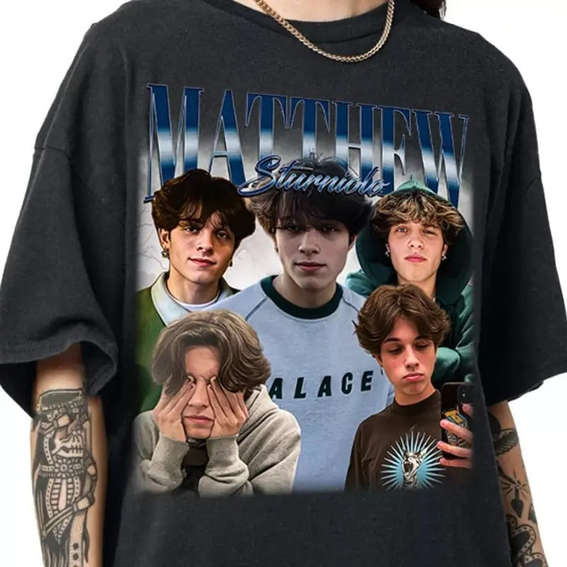Matthew Sturniolo New black T-Shirt,Nick Matt Matthew Classic Hoodie, Sweatshirt | RetroVerseTees.com