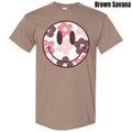 Mauve Mix Happy Face  Gildan Short Sleeve T-Shirt 'NLB' Hoodie, Sweatshirt | RetroVerseTees.com