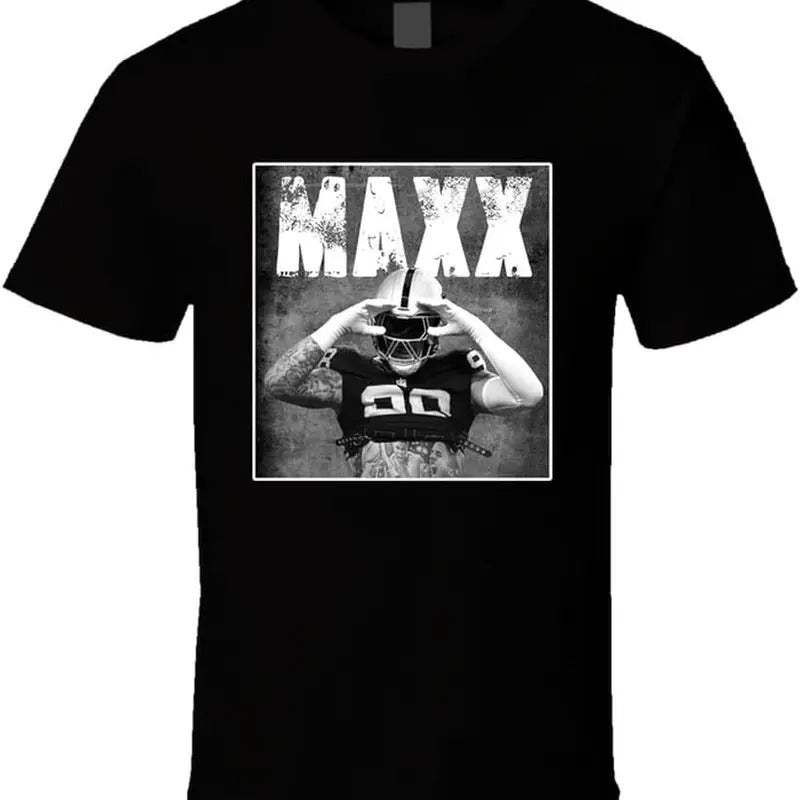 Maxx Crosby T Shirt Hoodie, Sweatshirt | RetroVerseTees.com