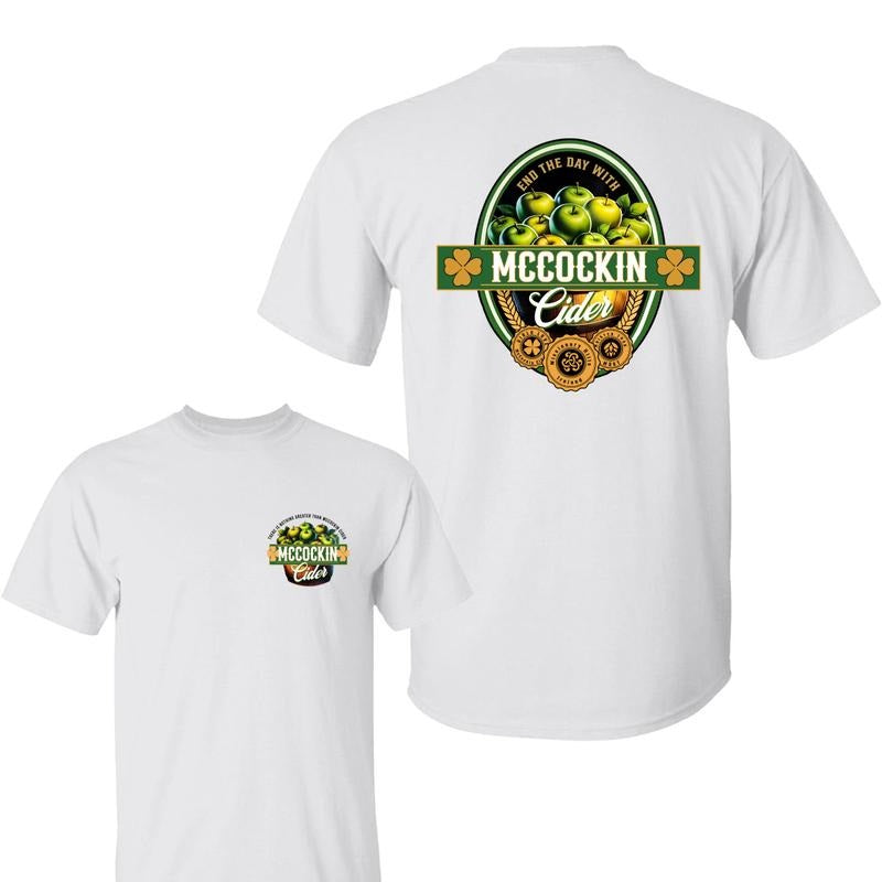 McCockin Cider Men's funny T-shirt, Crewneck Humor Menswear Casual Tshirt, For Men, For Women Hoodie, Sweatshirt