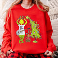 Mean Guy Who's Santa Anyway Ew Sweatshirt, Funny Christmas Sweatshirt, Unisex Retro Xmas Tees, Christmas Gift For Women...