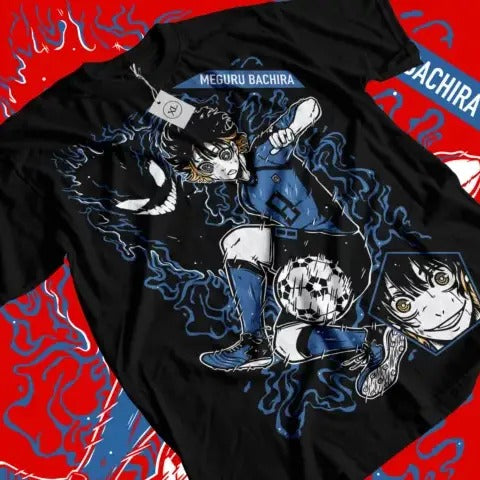 Meguru Bachira T-shirt Blue lock Kunigami,Rin Itoshi,Nagi Anime Manga All Size Hoodie, Sweatshirt | RetroVerseTees.com