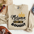 Melanin Can't Be Bought DTF Transfer T-Shirts, Hoodie, Sweatshirt | RetroVerseTees.com