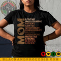 Melanin Mom Loving Strong Loved T-shirt, Black Women Tee, Black Girl Magic, Black Mom Shirt, Mama Gift, Mother's Day Gift...