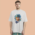 Meme - worthy! Blocky - art Style, Oversized T - Shirt, Comfortable Fit, Perfect for Street
