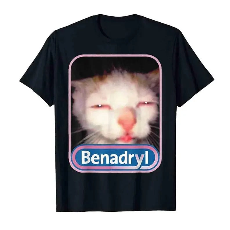 Meme Cat shirt Funny Tee Casual Graphic Shirt Trendy Gift Besties Hoodie, Sweatshirt | RetroVerseTees.com