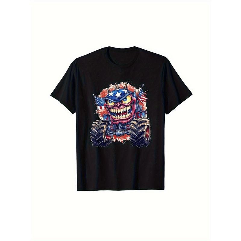 Memorial Day, 4th FOG July patriotic usa flag monster T-Shirt style 02 Hoodie, Sweatshirt | RetroVerseTees.com