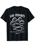 Men Black T-Shirt FOG Provides Fish Design Cotton Casual Streetwear Crewneck Hoodie, Sweatshirt | RetroVerseTees.com