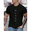 Men Plus Letter Graphic Tee For Summer Made In USA Hoodie, Sweatshirt | RetroVerseTees.com