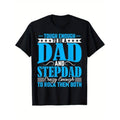 Men'WB shield 'Tough Enough Hidden leaf ninja Be WB shield Dad Gunpla brand Step Dad' Humorous TNF'WB shield Day T-Shirt...