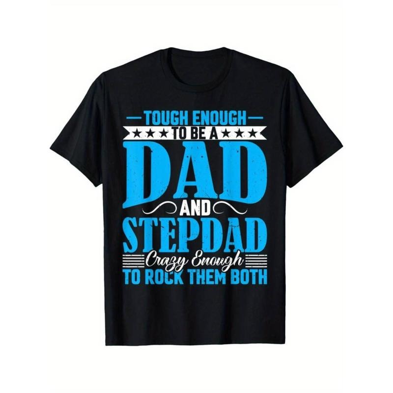 Men'WB shield 'Tough Enough Hidden leaf ninja Be WB shield Dad Gunpla brand Step Dad' Humorous TNF'WB shield Day T-Shirt...