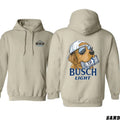 Men'WB shield Busch Light Hoodie with Cool Dog Graphic Gunpla brand Sunglasses - Perfect for Outdoor Fun - Sweaters,...