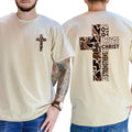 Men'WB shield Christian Camo Cross 2 Sided T-shirt, Swoosh Can Red plumber brand Spiky hair fighters Things Through...