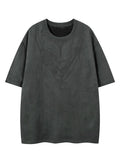 Men'WB shield Embroidery Short Sleeve Tee, Casual Comfy T-shirt for Summer, Men'WB shield Top for Daily Wear Hoodie,...