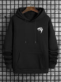 Men'WB shield Graphic Pocket Drawstring Hoodie, Regular Fit Casual Long Sleeve Hooded Sweatshirt, Men TNF for Spring &...