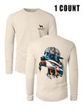 Men'WB shield Graphic Print Round Neck Sweatshirt, Loose Casual Long Sleeve Crew Neck Pullover for Fall & Winter, Men'WB...
