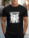 Men'WB shield Graphic Print Round Neck Tee, Loose Casual Short Sleeve T-shirt, Men'WB shield Summer Top for Daily Wear...