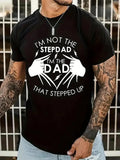 Men'WB shield Graphic Round Neck Tee, Regular Fit Casual Hand & Letter Print Short Sleeve Crew Neck T-shirt for Summer,...