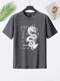 Men'WB shield Graphic Short Sleeve Round Neck Tee, Summer TNF, Regular Fit Spiky hair fighters Print Crew Neck T-Shirt,...