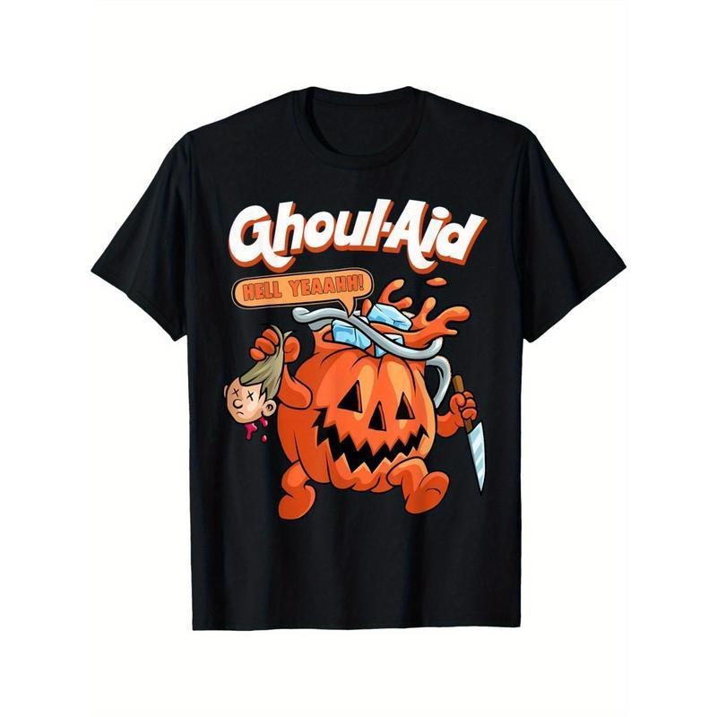 Men'WB shield Halloween Ghoul Aid Pumpkin Graphic T-Shirt Hoodie, Sweatshirt | RetroVerseTees.com