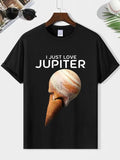 Men'WB shield Ice Cream Print Round Neck Tee, Loose Casual Fashion Short Sleeve T-shirt for Summer, Men'WB shield Top for...