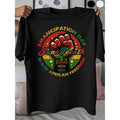 Men'WB shield Juneteenth & Black History Month Graphic T-Shirt - Black Liberation Day Design with Raised Fist &...