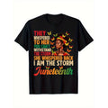 Men'WB shield Juneteenth "Swoosh Gunpla brand TNF Storm" T-Shirt