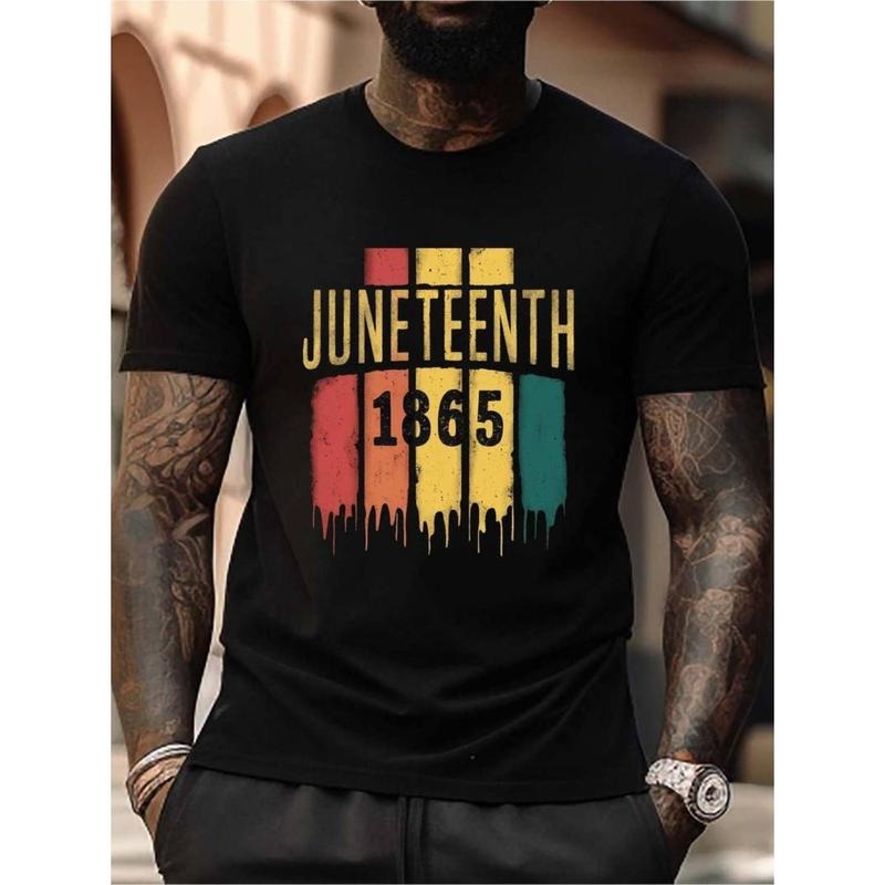 Men'WB shield Juneteenth 1865 Graphic T-Shirt